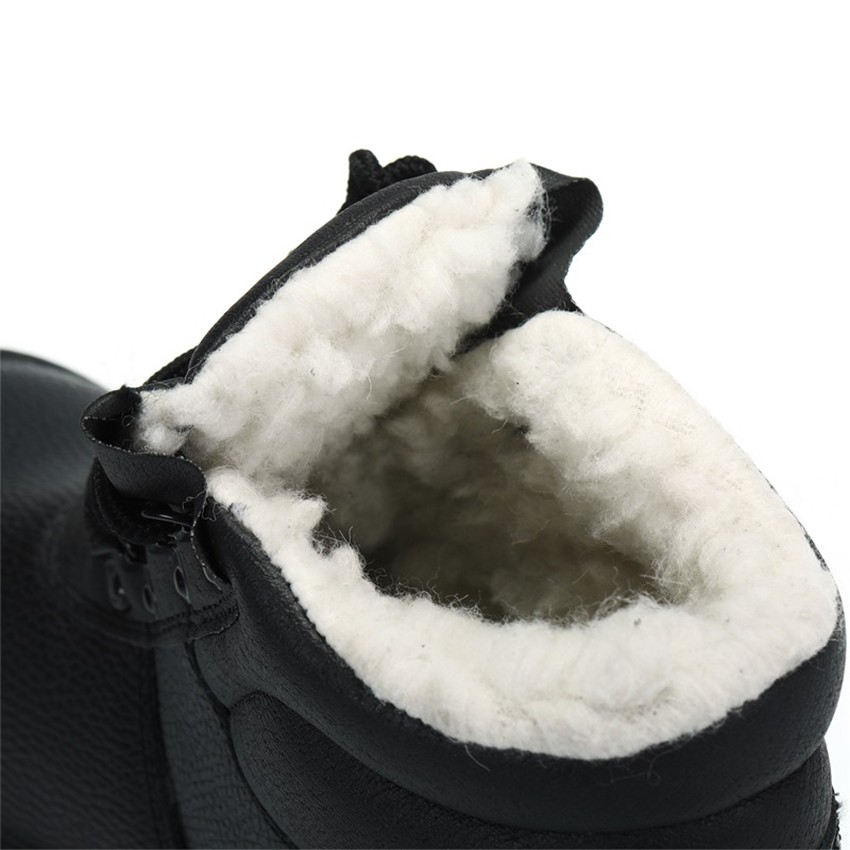 Embossed Cowhide Safety Shoes - Product Description