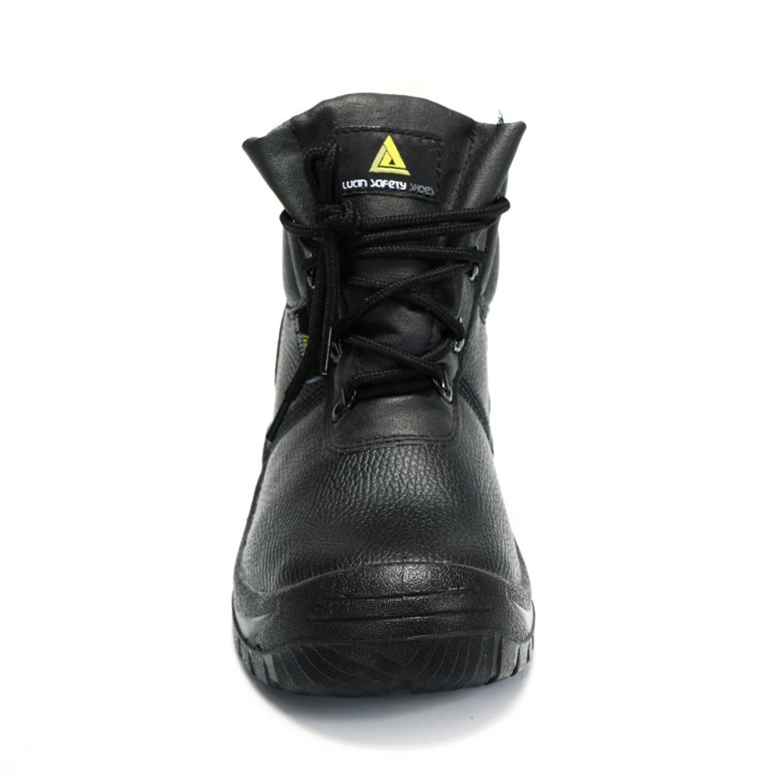 Embossed Cowhide Safety Shoes - Product Description